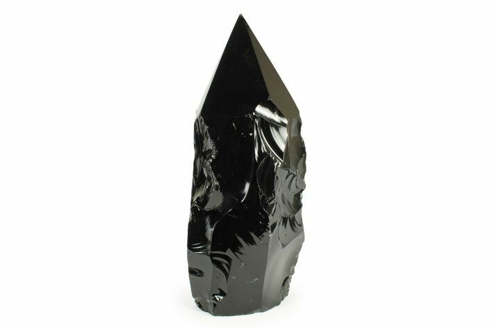 Free-Standing Polished Obsidian Point - Mexico #242432